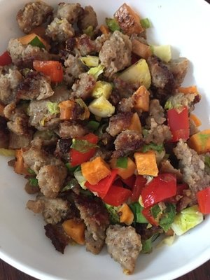 healthy meal from the nutritionist at grip center