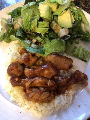healthy meal from the nutritionist at grip center