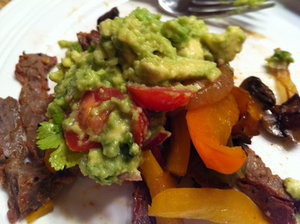healthy meal from the nutritionist at grip center