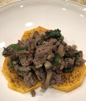 healthy meal from the nutritionist at grip center