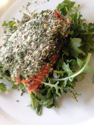 healthy meal from the nutritionist at grip center