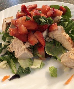 chicken and strawberry salad recipe from grip center