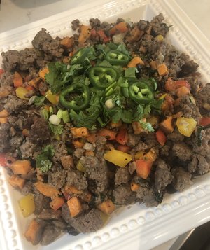 healthy meal from the nutritionist at grip center