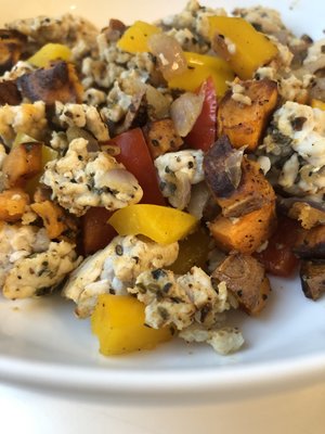 healthy meal from the nutritionist at grip center