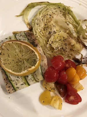 healthy meal from the nutritionist at grip center
