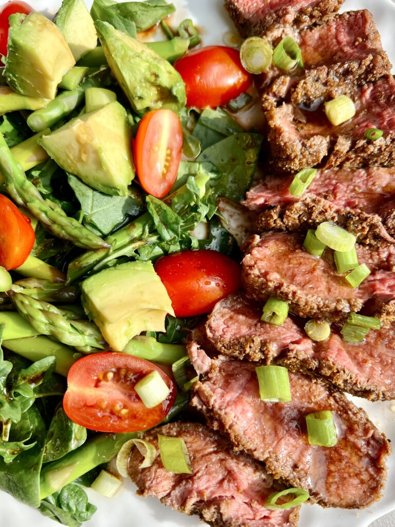Filet with balsamic drizzle recipe